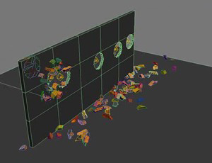 Explode Fragmented Predefined Holes